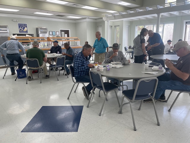 People in the Courtyard Cafe